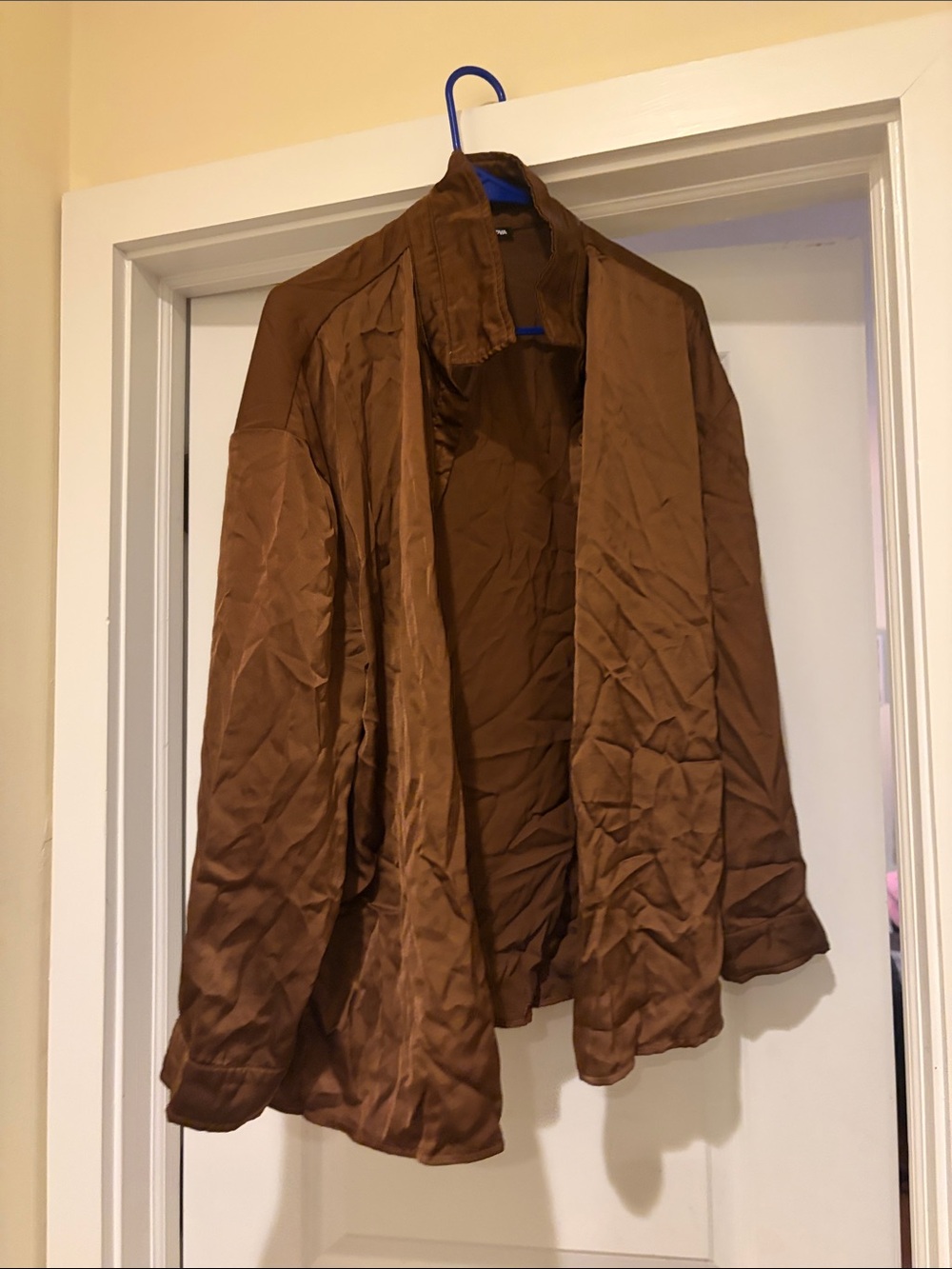 Fashion Nova Brown Women's Button Down Shirt